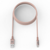 10ft Braided USB-A to Lightning Cable - Rose Gold