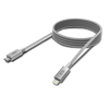 Braided Lightning to USB-C Charge Sync Cable - Space Gray (4 ft)