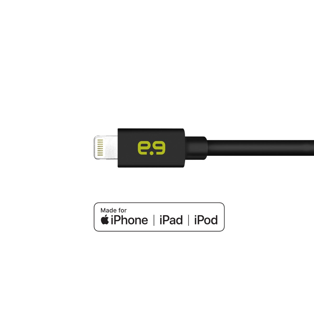 6ft Lightning to USB-A Charge/Sync Data Cable - Black