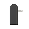 24W Universal Dual USB Wall Charger - Black