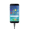 4ft Micro-USB to USB-A Metallic Braided Charge and Sync Cable - Slate