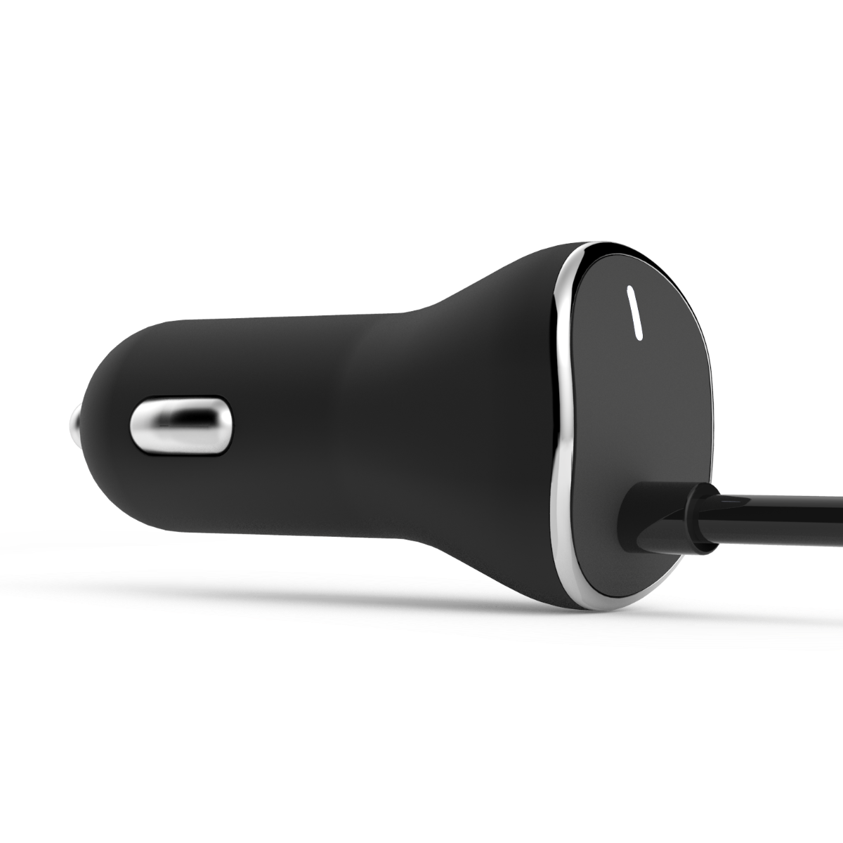 15W USB-C Car Charger - Black