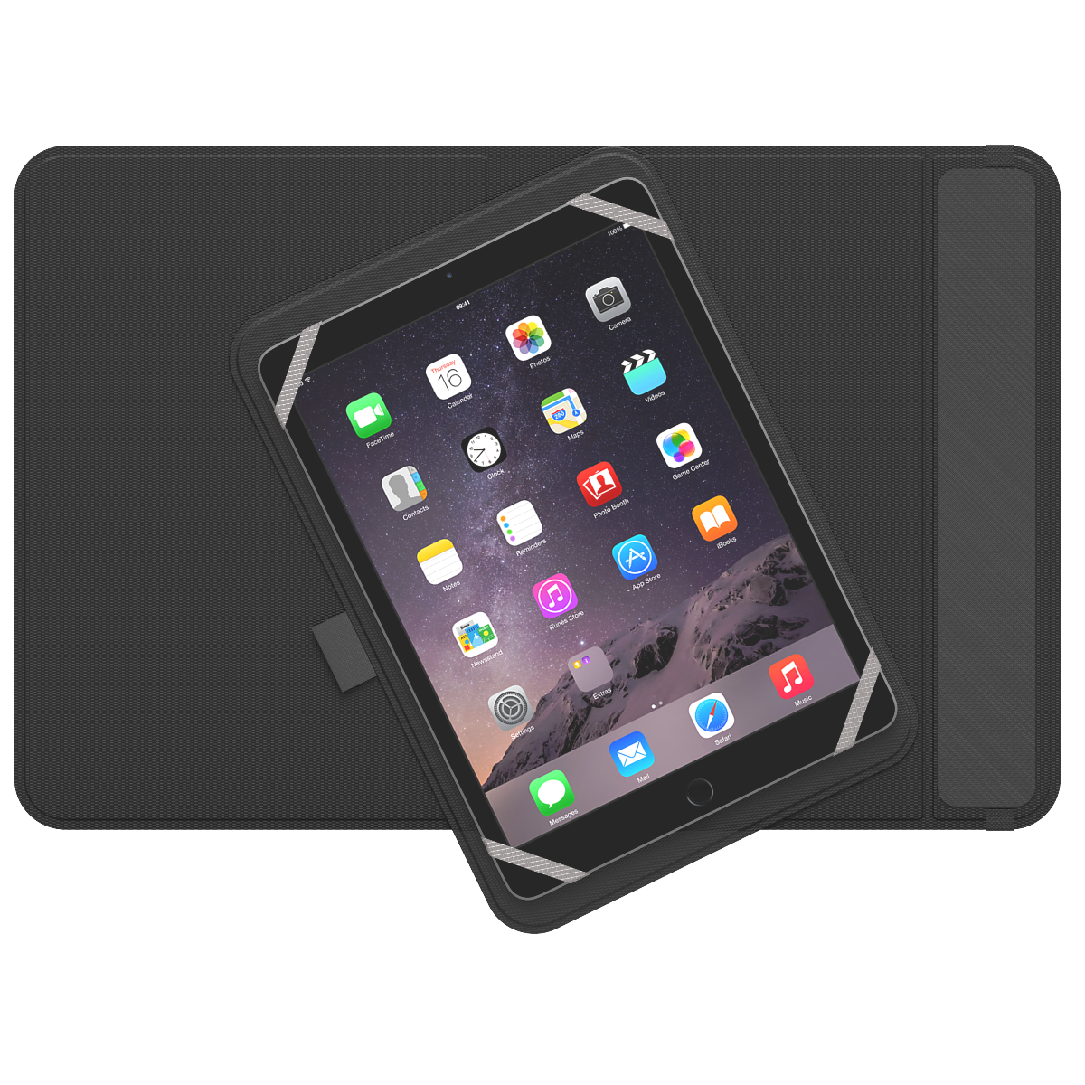 10inch Tablet Folio - Black
