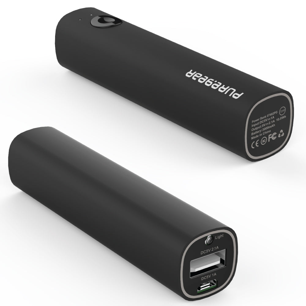PureJuice 3K Portable Charger - Black