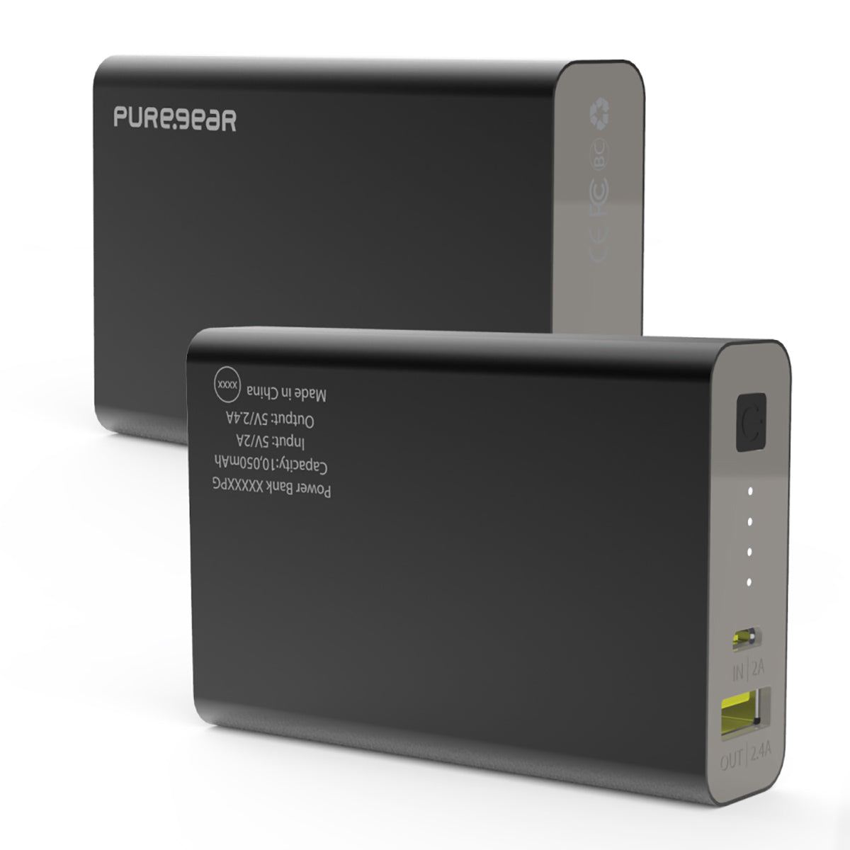 PureJuice 10K Portable Charger - Black