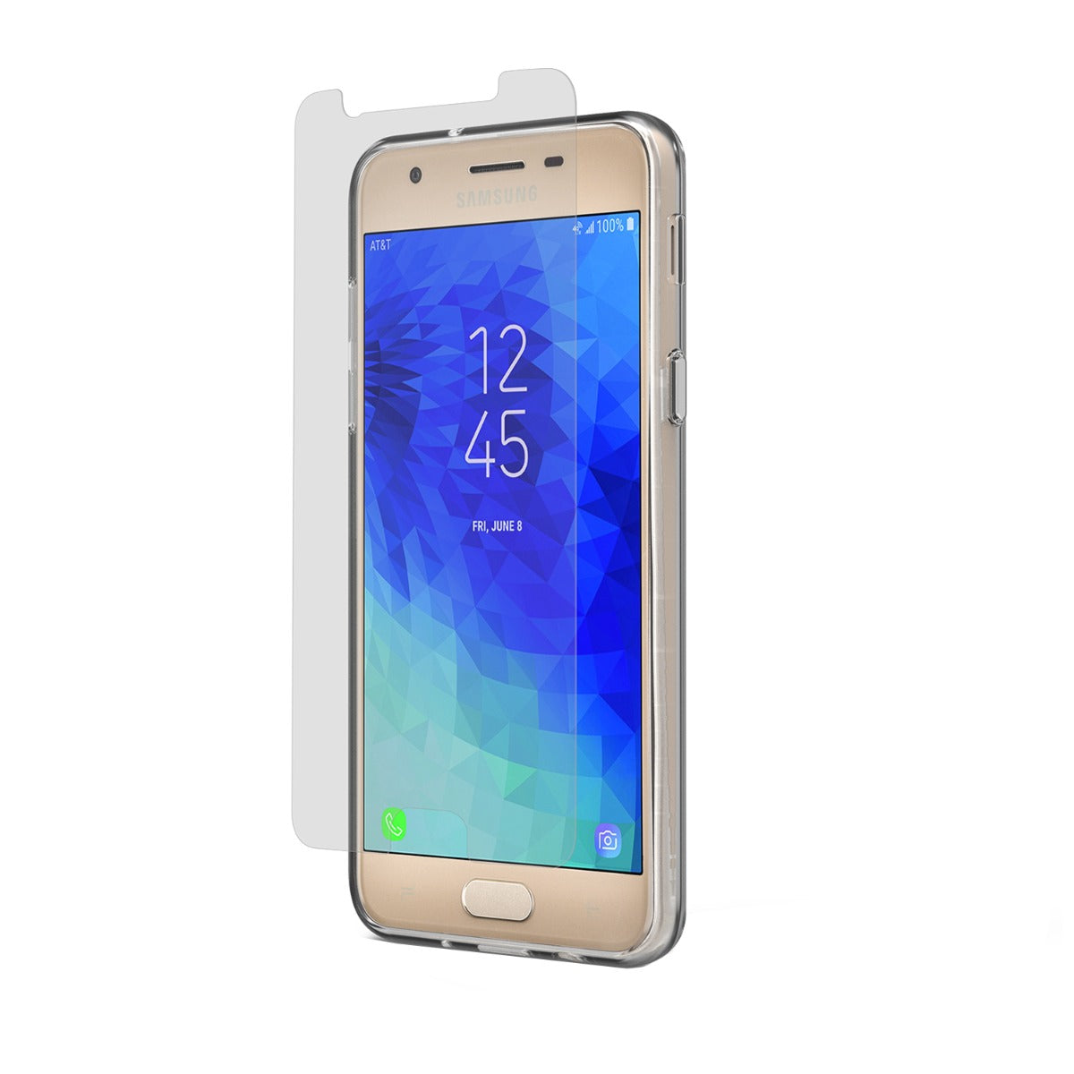 Samsung Galaxy J3 2018 High-Definition Glass Screen Protector with Alignment Tray