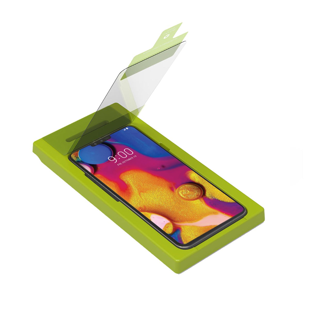 LG V40 ThinQ High-Definition Glass Screen Protector with Alignment Tray