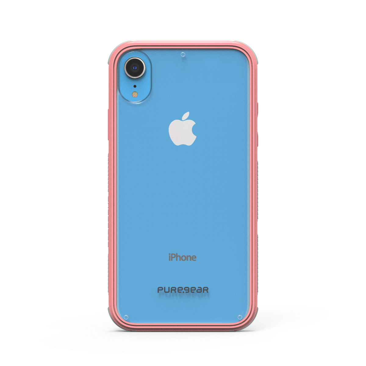 Apple iPhone XR DualTek Clear - Clear/ Soft Pink