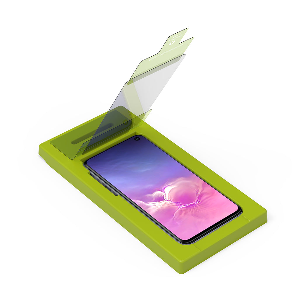 Samsung Galaxy S10e Steel 360 Tempered Glass Screen Protector with Alignment Tray and Pure Pledge up to $100