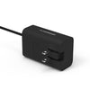 24W USB-A + Corded Lightning Wall Charger (5 ft)