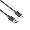 USB-A to USB-C Cable - Black (9 in)